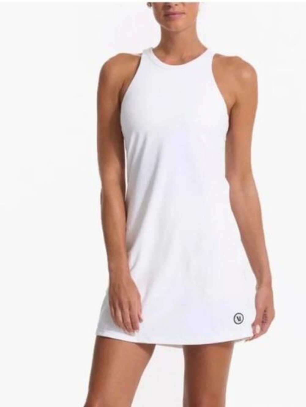 Viori Women’s White Racerback Tennis Dress. Size Medium. Retail $108.